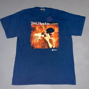 Vintage Y2K Jimi Hendrix Live at Woodstock Retro T-shirt
